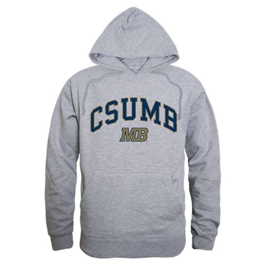 Cal State University, Monterey Bay Otters Campus Hoodie Sweatshirt Heather Grey-Campus-Wardrobe