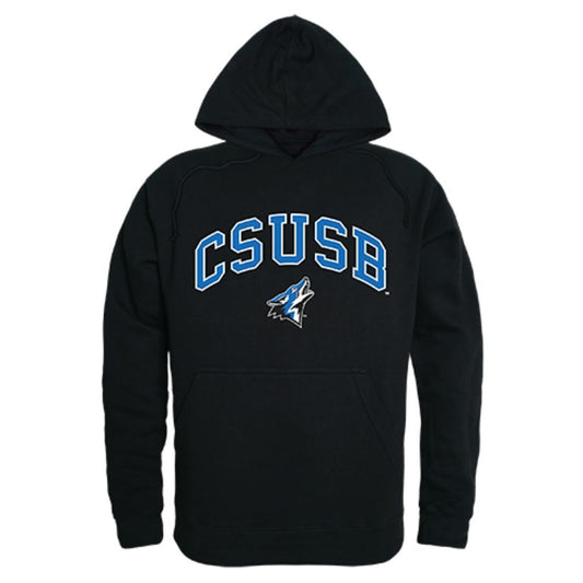 Cal State University, San Bernardino Coyotes Campus Hoodie Sweatshirt Black-Campus-Wardrobe