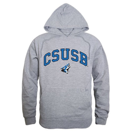Cal State University, San Bernardino Coyotes Campus Hoodie Sweatshirt Heather Grey-Campus-Wardrobe