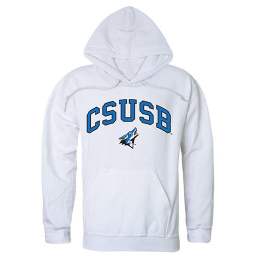 Cal State University, San Bernardino Coyotes Campus Hoodie Sweatshirt White-Campus-Wardrobe