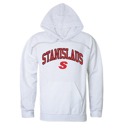 California State University Stanislaus Warriors Campus Hoodie Sweatshirt White-Campus-Wardrobe