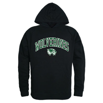 Utah Valley University Wolverines Campus Hoodie Sweatshirt Black-Campus-Wardrobe