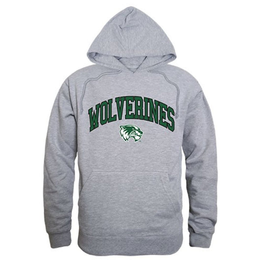 Utah Valley University Wolverines Campus Hoodie Sweatshirt Heather Grey-Campus-Wardrobe