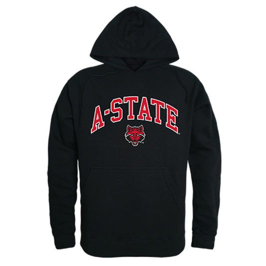 Arkansas State University Red Wolves Campus Hoodie Sweatshirt Black-Campus-Wardrobe