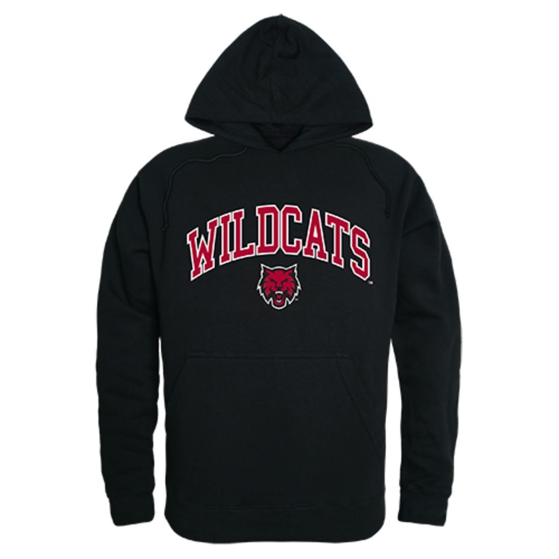 Central Washington University Wildcats Campus Hoodie Sweatshirt Black-Campus-Wardrobe