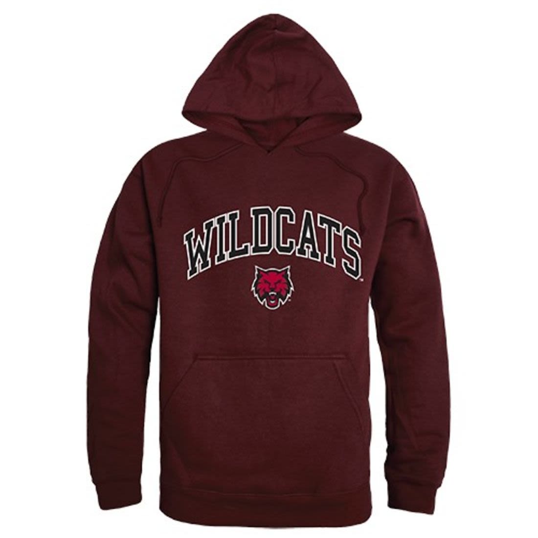 Central Washington University Wildcats Campus Hoodie Sweatshirt Maroon-Campus-Wardrobe