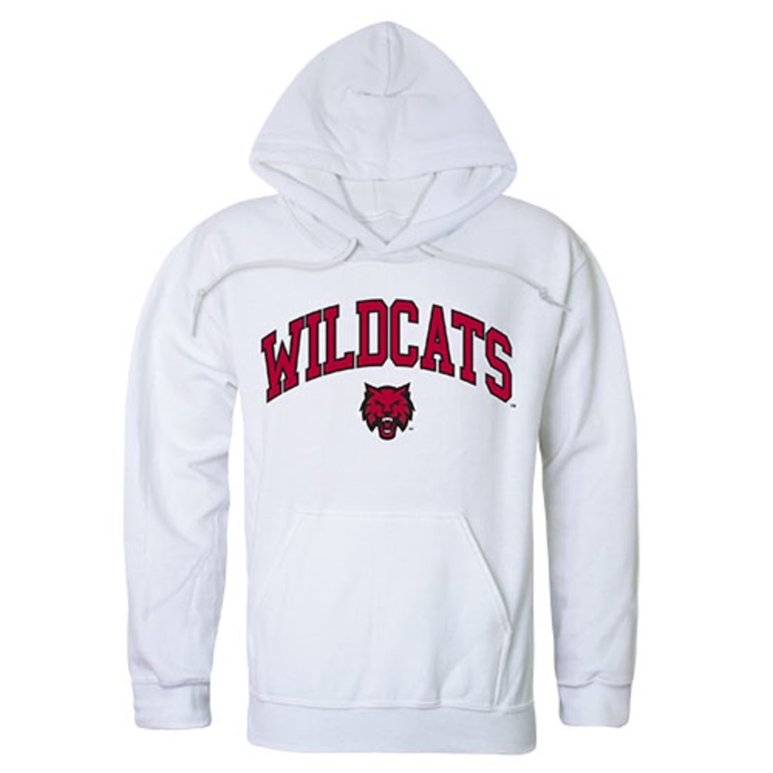 Central Washington University Wildcats Campus Hoodie Sweatshirt White-Campus-Wardrobe