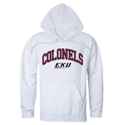 Eastern Kentucky University Colonels Campus Hoodie Sweatshirt White-Campus-Wardrobe