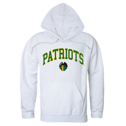 George Mason University Patriots Campus Hoodie Sweatshirt White-Campus-Wardrobe