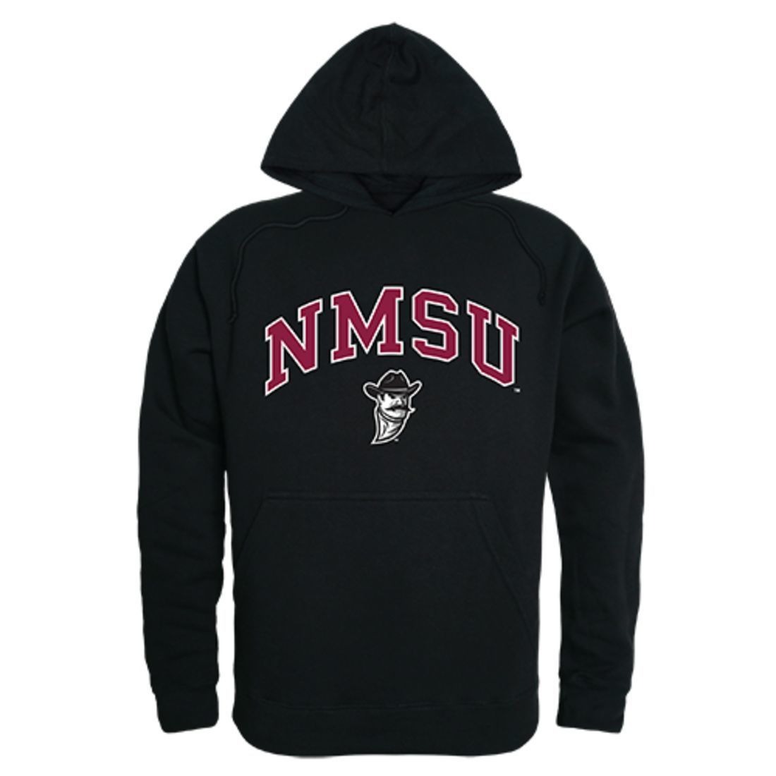 New Mexico State University Aggies Campus Hoodie Sweatshirt Black-Campus-Wardrobe