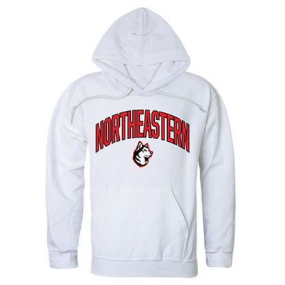 Northeastern University Huskies Campus Hoodie Sweatshirt White-Campus-Wardrobe