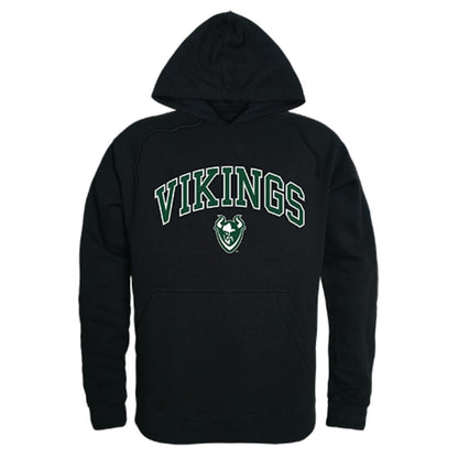 Portland State University Vikings Campus Hoodie Sweatshirt Black-Campus-Wardrobe