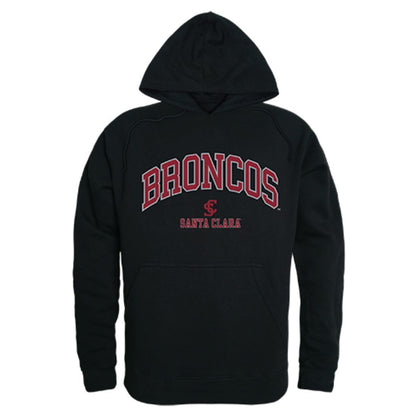 Santa Clara University Broncos Campus Hoodie Sweatshirt Black-Campus-Wardrobe