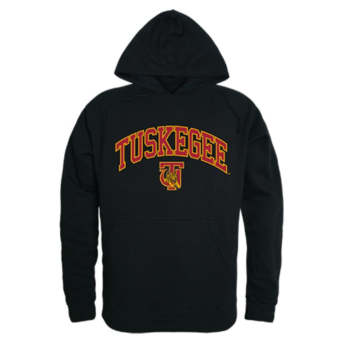 Tuskegee University Tigers Campus Hoodie Sweatshirt Black-Campus-Wardrobe