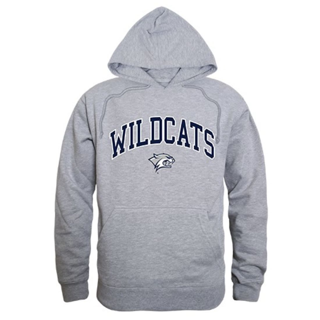 University of New Hampshire Wildcats Campus Hoodie Sweatshirt Heather Grey-Campus-Wardrobe