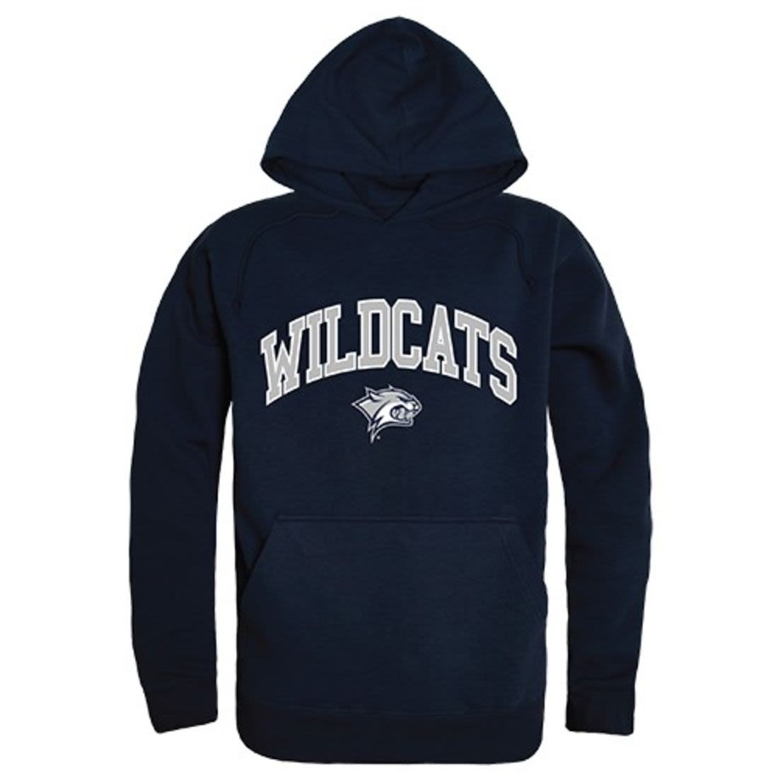 University of New Hampshire Wildcats Campus Hoodie Sweatshirt Navy-Campus-Wardrobe