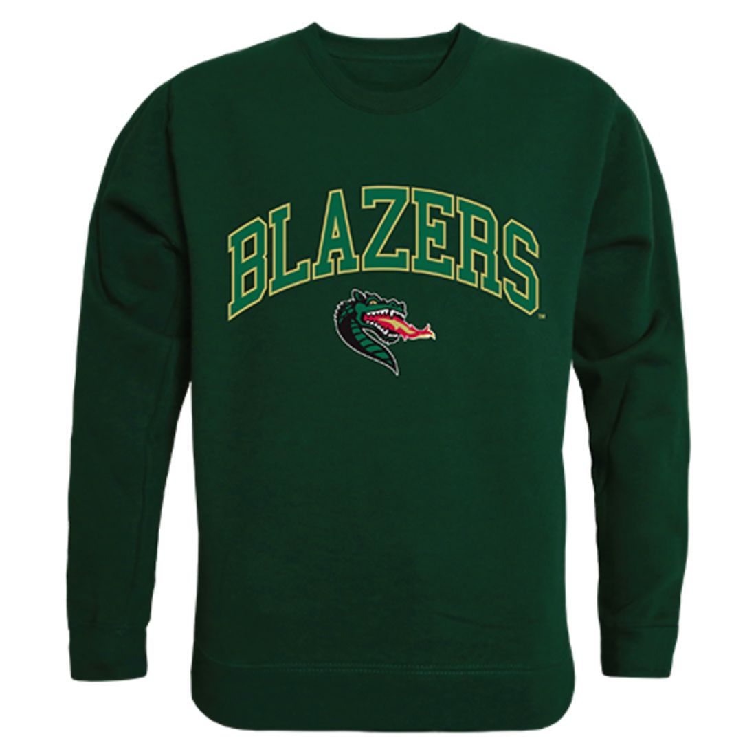 UAB University of Alabama at Birmingham Campus Crewneck Pullover Sweatshirt Sweater Forest-Campus-Wardrobe