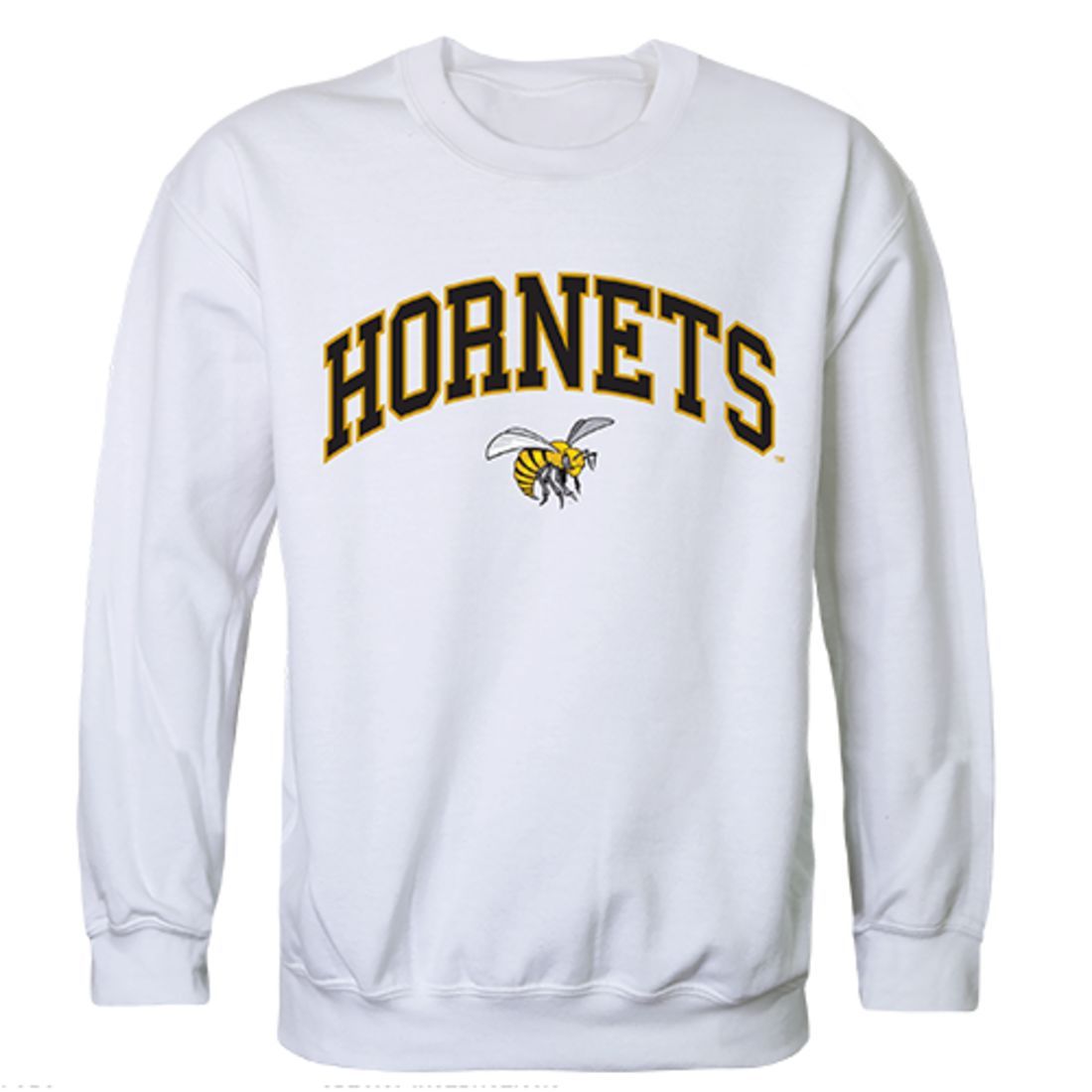 ASU Alabama State University Campus Crewneck Pullover Sweatshirt Sweater White-Campus-Wardrobe