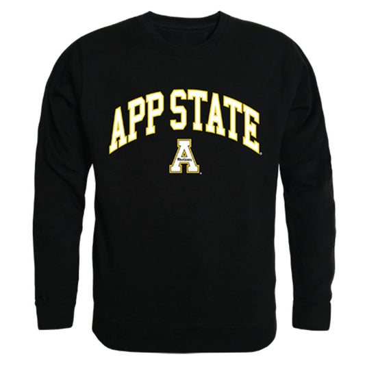 Appalachian App State University Campus Crewneck Pullover Sweatshirt Sweater Black-Campus-Wardrobe