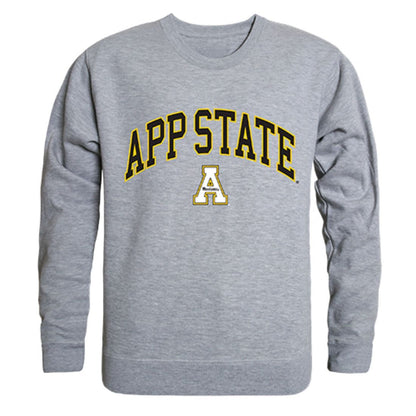 Appalachian App State University Campus Crewneck Pullover Sweatshirt Sweater Heather Grey-Campus-Wardrobe