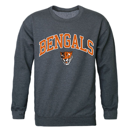 SUNY Buffalo State College Campus Crewneck Pullover Sweatshirt Sweater Heather Charcoal-Campus-Wardrobe