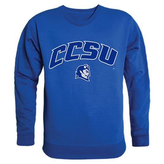 CCSU Central Connecticut State University Campus Crewneck Pullover Sweatshirt Sweater Royal-Campus-Wardrobe