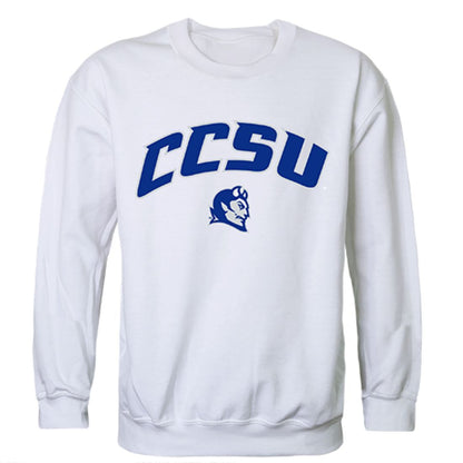 CCSU Central Connecticut State University Campus Crewneck Pullover Sweatshirt Sweater White-Campus-Wardrobe