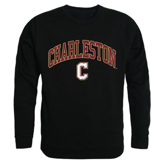 COFC College of Charleston Campus Crewneck Pullover Sweatshirt Sweater Black-Campus-Wardrobe