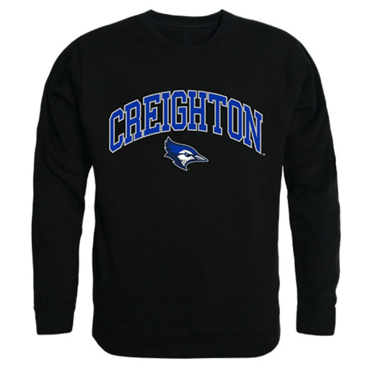 Creighton University Campus Crewneck Pullover Sweatshirt Sweater Black-Campus-Wardrobe