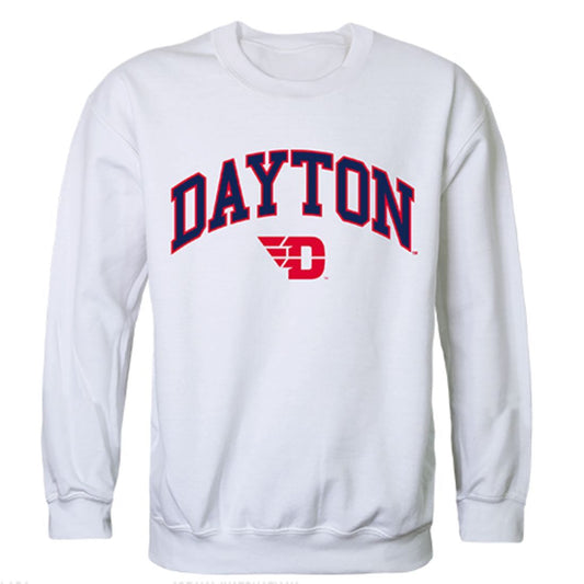 UD University of Dayton Campus Crewneck Pullover Sweatshirt Sweater White-Campus-Wardrobe
