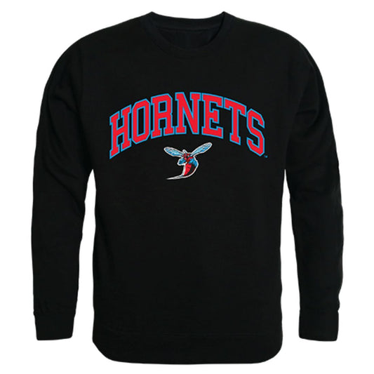 DSU Delaware State University Campus Crewneck Pullover Sweatshirt Sweater Black-Campus-Wardrobe