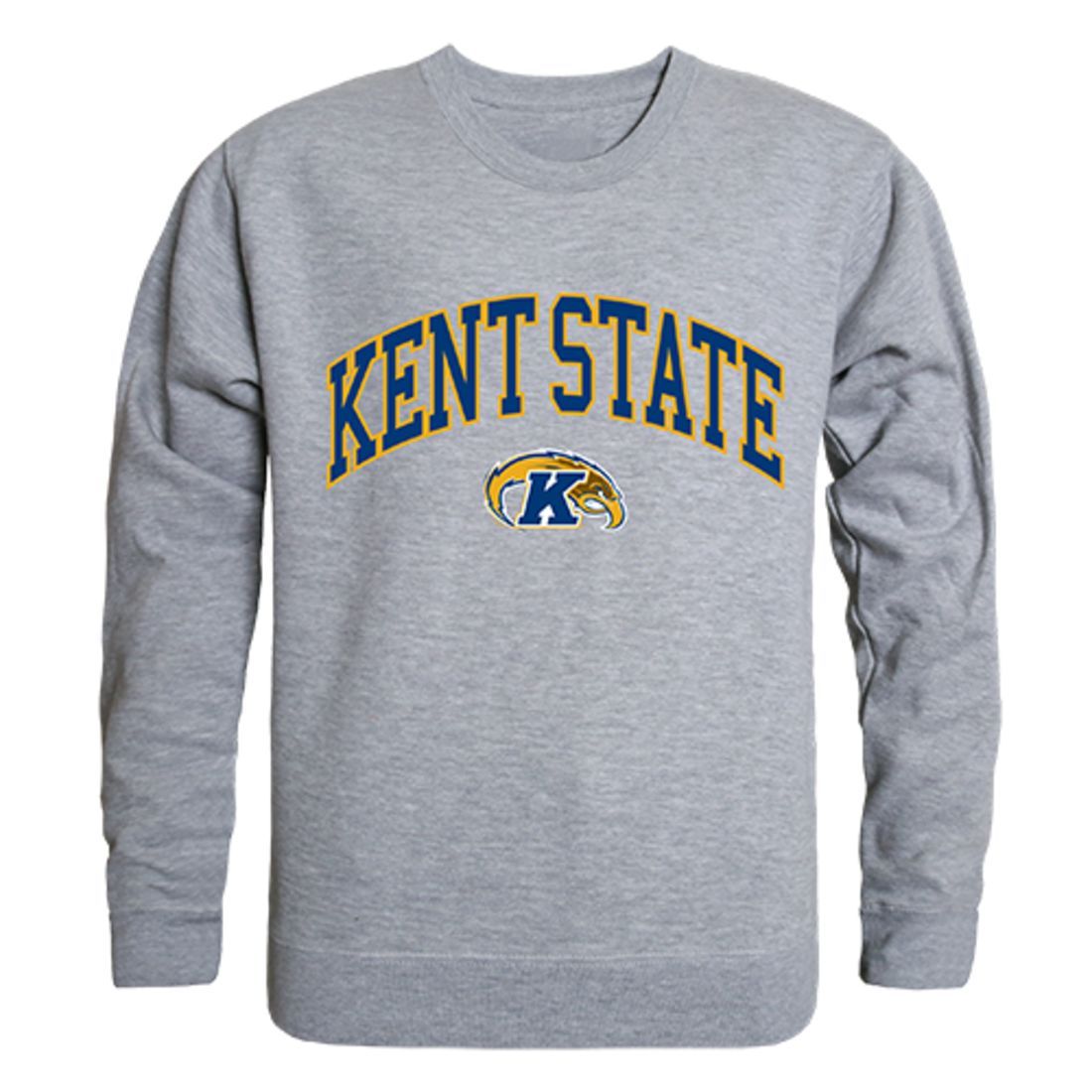 KSU Kent State University Campus Crewneck Pullover Sweatshirt Sweater Heather Grey-Campus-Wardrobe