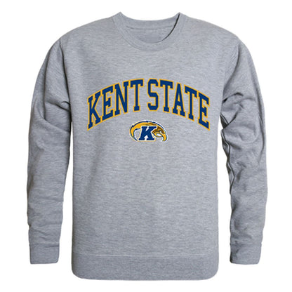 KSU Kent State University Campus Crewneck Pullover Sweatshirt Sweater Heather Grey-Campus-Wardrobe