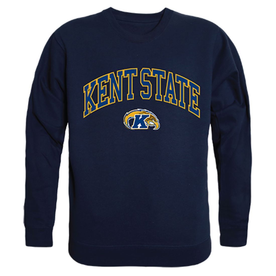 KSU Kent State University Campus Crewneck Pullover Sweatshirt Sweater Navy-Campus-Wardrobe
