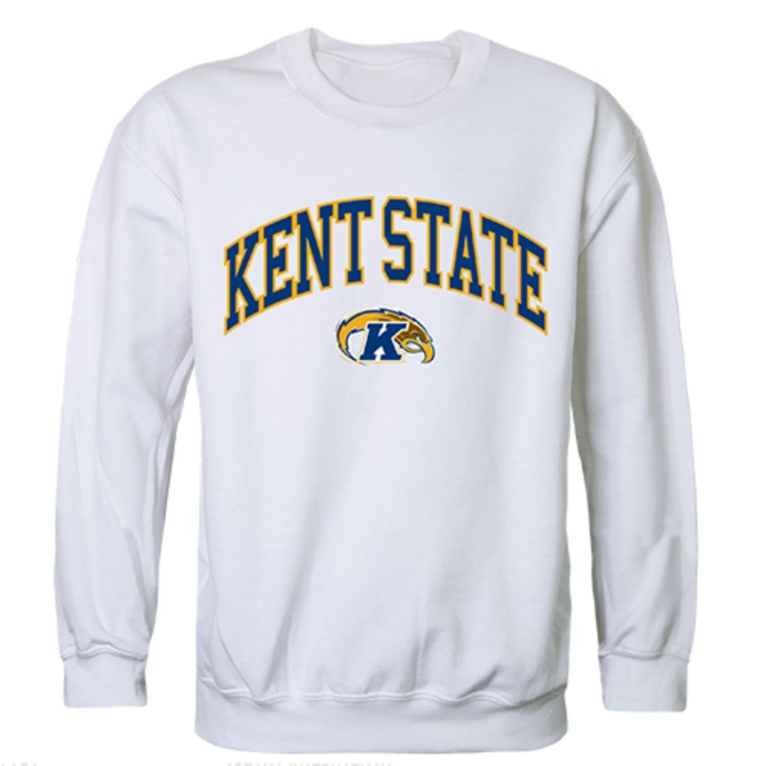 KSU Kent State University Campus Crewneck Pullover Sweatshirt Sweater White-Campus-Wardrobe