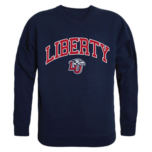 Liberty University Campus Crewneck Pullover Sweatshirt Sweater Navy-Campus-Wardrobe