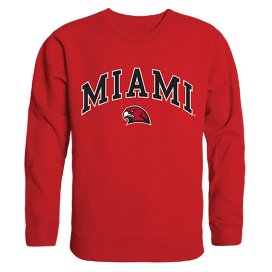 Miami University Campus Crewneck Pullover Sweatshirt Sweater Red-Campus-Wardrobe