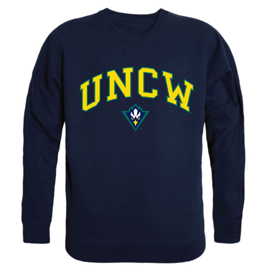 UNCW University of North Carolina Wilmington Campus Crewneck Pullover Sweatshirt Sweater Navy-Campus-Wardrobe