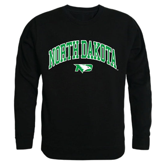 UND University of North Dakota Campus Crewneck Pullover Sweatshirt Sweater Black-Campus-Wardrobe