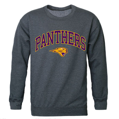 UNI University of Northen Iowa Campus Crewneck Pullover Sweatshirt Sweater Heather Charcoal-Campus-Wardrobe