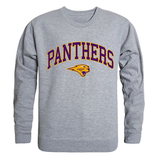 UNI University of Northen Iowa Campus Crewneck Pullover Sweatshirt Sweater Heather Grey-Campus-Wardrobe