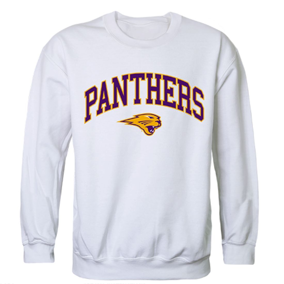 UNI University of Northen Iowa Campus Crewneck Pullover Sweatshirt Sweater White-Campus-Wardrobe