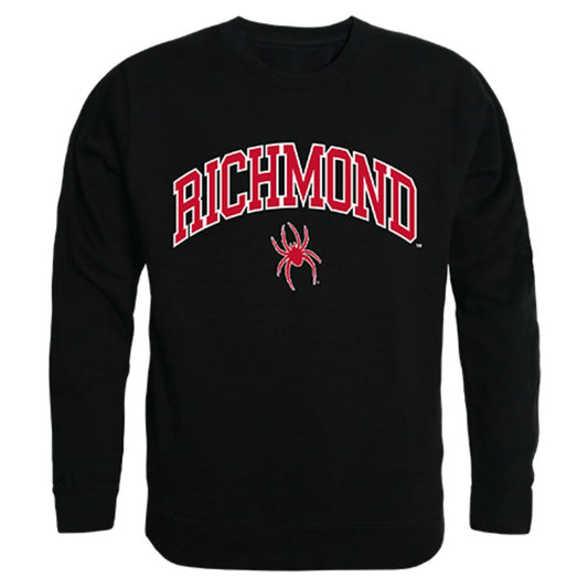 University of Richmond Campus Crewneck Pullover Sweatshirt Sweater Black-Campus-Wardrobe