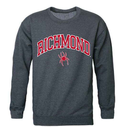 University of Richmond Campus Crewneck Pullover Sweatshirt Sweater Heather Charcoal-Campus-Wardrobe