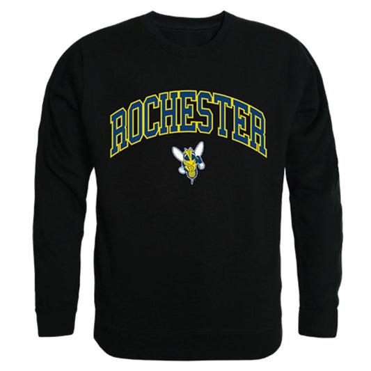University of Rochester Campus Crewneck Pullover Sweatshirt Sweater Black-Campus-Wardrobe