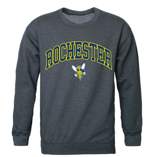 University of Rochester Campus Crewneck Pullover Sweatshirt Sweater Heather Charcoal-Campus-Wardrobe
