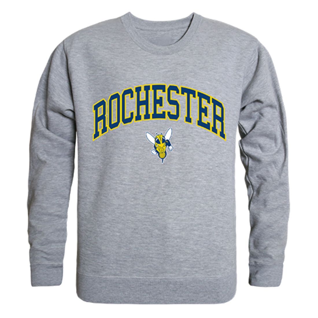 University of Rochester Campus Crewneck Pullover Sweatshirt Sweater Heather Grey-Campus-Wardrobe