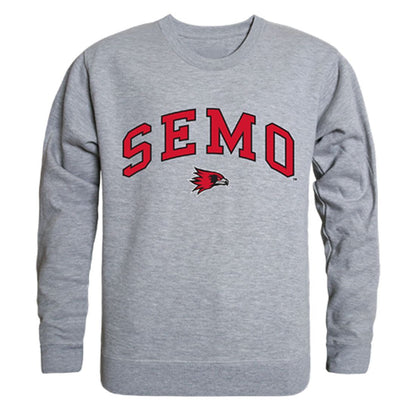 SEMO Southeast Missouri State University Campus Crewneck Pullover Sweatshirt Sweater Heather Grey-Campus-Wardrobe