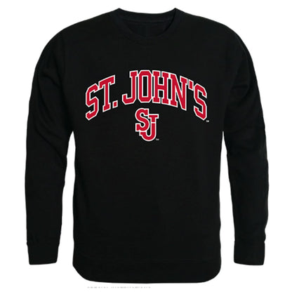 St. John's University Campus Crewneck Pullover Sweatshirt Sweater Black-Campus-Wardrobe