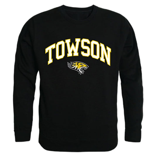 TU Towson University Campus Crewneck Pullover Sweatshirt Sweater Black-Campus-Wardrobe